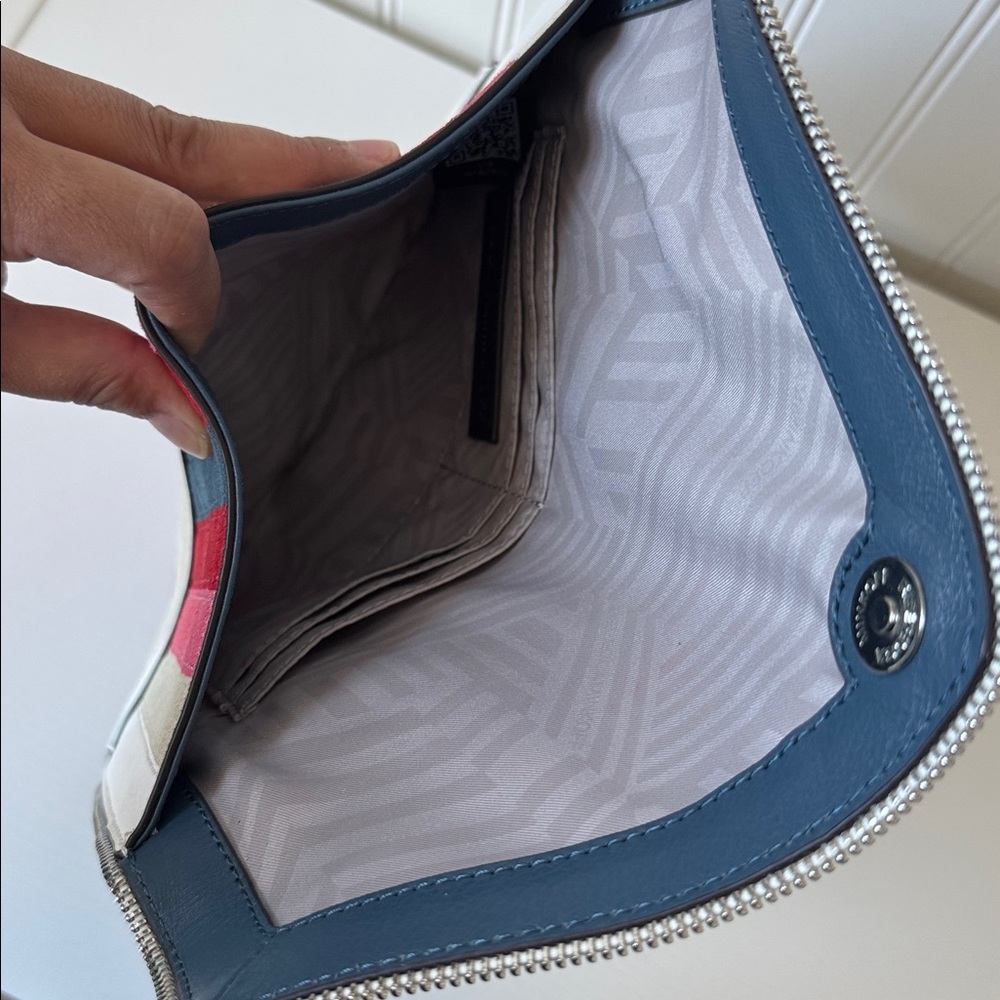 Rebecca Minkoff Colorful Geometric Envelope Leo Clutch - Picture 3 of 5